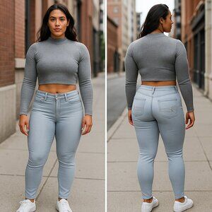 American Eagle Outfitters Jegging Super Stretch  – Light